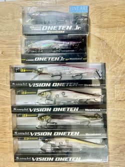 Megabass (Lot Of 6) Ito Vision Oneten Suspending Jerkbaits, Free Shipping! NWT! - Thumbnail 12