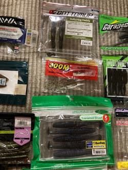 Worm lot sale, , Issei, Gary Yamamoto, Gan Craft, Raid Japan, Bass fishing - Thumbnail 8