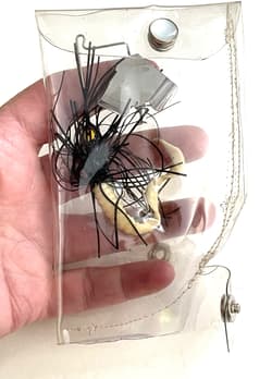 BUZZBAIT LURES Lot-4 Mixed Colors Bass Fishing w Hand-Made Cases Black Yellow - Thumbnail 15