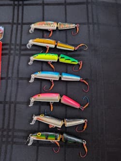 Rapala Jointed CDJ-7 19 unused lures, 7 used lures, total 26 Rapala lures - Thumbnail 4