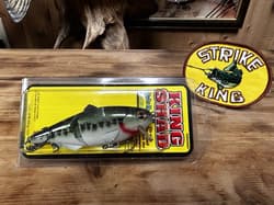 Vintage Strike King King Shad 4” Wake Bait Striper Bass Fishing Lure - Thumbnail 2