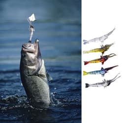 Fishing Accessories Shrimp Fishing Lures Fishing Jigs Silicone Artificial Baits - Thumbnail 2