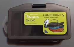 Faisox Fishing Chatterbait Kit with 5 Colorful Lures and Storage Box - Thumbnail 4