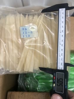 75pc Lot Surge Tube 12/0 Day Glow Trolling Lure Surgical Tubing Umbrella Rig 1lb - Thumbnail 2