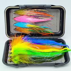 Fishing Accessories 9 Pcs Lure Set with Feather Hooks and Carrying Box - Thumbnail 9