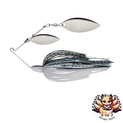 NEW Keitech Baby T-Bone Spinnerbait Double Willow DW 3/8oz #493 with Snubbull - Thumbnail 1