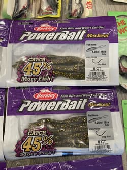 Lot of 48 Sealed Packs Mixed Soft Plastics - Kalin’s - PowerBait Mister Twister - Thumbnail 15