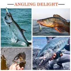 138-pc freshwater fishing lure set for bass, trout fishing accessories for men - Thumbnail 6