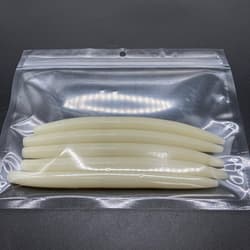 816409 Gary Yamamoto 5 Inch Yama Senko Pieces White Condition B C - Thumbnail 3