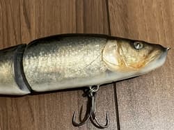 Jointed Claw Magnum Fish Skin Hard Lure UNUSED Excellent Condition - Thumbnail 2