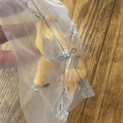 7” Umbrella Rig 4 Arm With 4” Shad (5)  Pearl Shim New In Package McKala Fishing - Thumbnail 7