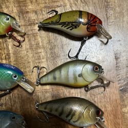 Lot Of 18 Squarebill Crankbaits Xcite Strike King Ark Unbranded No Combined Ship - Thumbnail 18