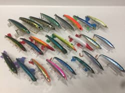 Saltwater Lures Pencil Others 24 Items Set Various Manufacturers KJ1T16 PR - Thumbnail 3