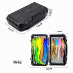 Fishing Accessories 9 Pcs Lure Set with Feather Hooks and Carrying Box - Thumbnail 4