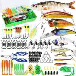Fishing Lures Tackle Box Bass Kit,Including Animated Lure,Crankbaits,Spinnerbait - Thumbnail 10