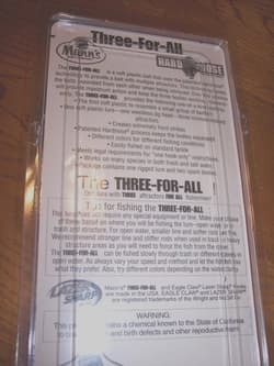 Manns Baitfish Minnow Umbrella Rig Q Paddler Weedless Shad Hardnose Discontinued - Thumbnail 5