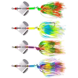 4PCS/Set Spinnerbait Blade Bait Rubber Skirt Buzzbait Fishing Lures Tackle 12g - Thumbnail 1