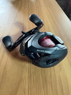 Bass fishing reel & lure set with soft & hard baits, case, multiple items - Thumbnail 8