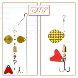 Fishing Spinner Bait Making Kit, 261pcs DIY Fishing Lure Making Kit Buzzbait ... - Thumbnail 2