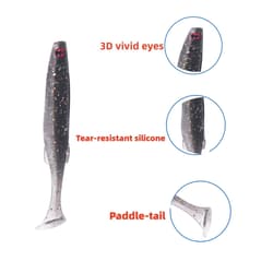 Owemtao Alabama Rig Kit 5 Arms Bass Fishing Kit with Pre-Rigged Swimbaits and... - Thumbnail 7