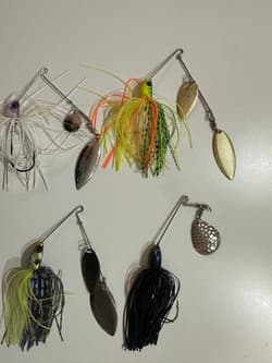 Daiwa Steez Spinnerbait 1/4oz Jackal Doom 3/8oz Used Fishing Lure - Thumbnail 1