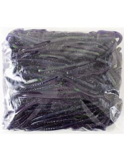 STRIKE KING KVD FILLER WORM 100 PACK BULK 6" DSOPT-529 LIGHTNING BUG  Free Ship - Thumbnail 1