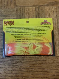 Mr. Crappie Strike King 2” Joker Osage Orange Glow - Thumbnail 4