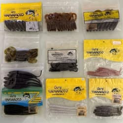 Imo Grub, Flappin' Grub Double Tail, Swim Senko, Gary Grub, Cut Tail - Thumbnail 1