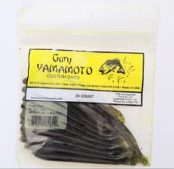 Gary Yamamoto Cuttail Worm 4 Watermelon Seed 1 - Thumbnail 1