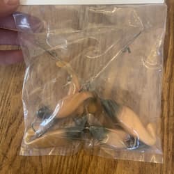 7” Umbrella Rig 4 Arm With 4” Shad (5)  Pearl Black New In Package McKala Blk Hd - Thumbnail 1