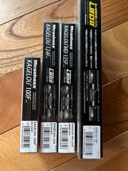 Megabass KAGELOU Surface & Deep Jerkbaits 4pcs GP Yellow Venus OBORO AYU New - Thumbnail 2