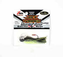 Zman Chatterbait Jackhammer Stealthblade 3/8 Oz Bhite Delight (4486) - Thumbnail 1