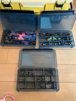 Black Bass Lure Set with Versus Box, Hard & Soft Baits, Spinners, Baits - Thumbnail 8