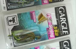 Jackall Swing Arm Buzzbait GARGLE 3/8 oz # Chart Tail Gill NEW J41 - Thumbnail 2