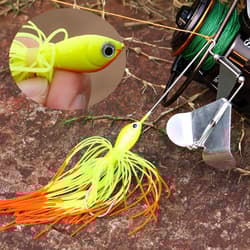 High-Quality 4PCS Buzzbait Set - Unique Sound and Reaction Strikes for Fishing - Thumbnail 7