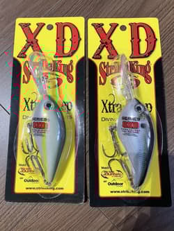 Strike King 8XD Set of 2 New Magnum Cbaits - Thumbnail 1