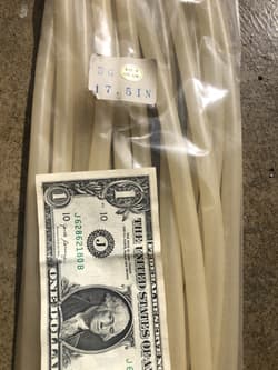 15pc Lot 17.5” Day Glow Surge Tube Striper Eel Trolling Lure Teaser #10DG 1lb - Thumbnail 2