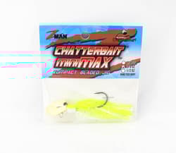 Zman Chatterbait Mini Max Sinking Lure 3/8 Oz Chart/White (8880) - Thumbnail 1