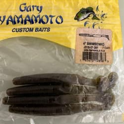 Imo Grub, Flappin' Grub Double Tail, Swim Senko, Gary Grub, Cut Tail - Thumbnail 10