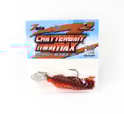 Zman Chatterbait Mini Max Sinking Lure 1/4 Oz Fire Craw (7845) - Thumbnail 1