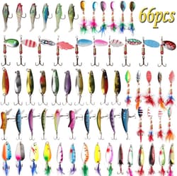 Lifelike Soft Swimbaits Feather Tail Lures Set - Thumbnail 3