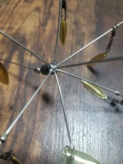 Alabama Rig Gold Blade High Strength 7-Arm Stainless Steel Bait for Bass - Thumbnail 3