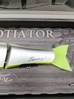 LIMITED Roman Made Negotiator from Japan Glide wood swimbait rare lure NIP HTF 8 - Thumbnail 5