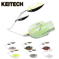NEW Keitech T-Bone Spinnerbait Double Willow DW 1/2oz #510 Snubbull Gill - Thumbnail 2
