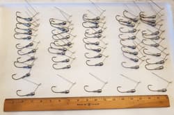 50 Mini SPINNERBAIT HEADS 1/4 oz. UNPAINTED -Spinnerbait Bodies - Tackle lot - Thumbnail 1