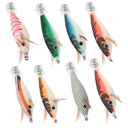 8Pcs 9.6G 10cm Luminou Jig Fishing Wood Shrimp Cuttlefish Jigs3532 - Thumbnail 1