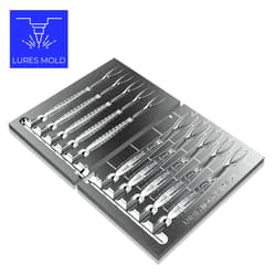 Bait DIY Fishing Mold Soft Plastisol Soft Jerkbait K108 5inch - Thumbnail 2