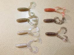 Gary Yamamoto 4 Inch Glove Double Tail 7 Pieces Assorted 35925 - Thumbnail 1