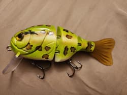 Lanciotti Lures 3pc Psycho Gill Swimbait Painted By Illude Bait Co. - Thumbnail 1