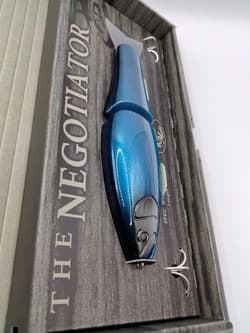 LIMITED Roman Made Negotiator from Japan Glide wood swimbait rare lure NIP HTF 9 - Thumbnail 11